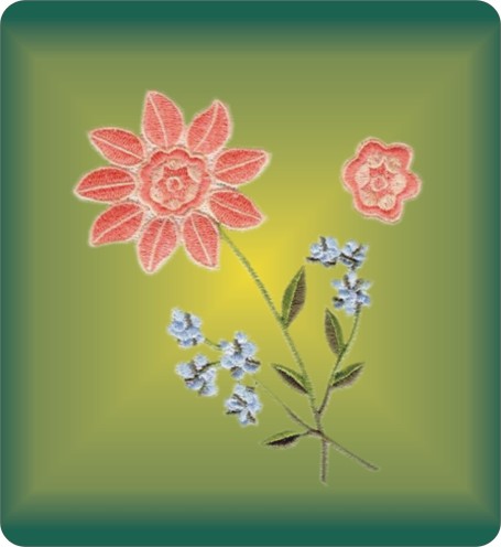 Goblenurile, creatii fine  - Pagina 4 F-floare-rozverde